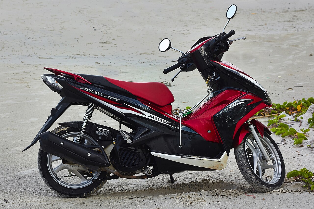 Honda Airblade 125 scooters‎. Cambodia, Sihanoukville.
