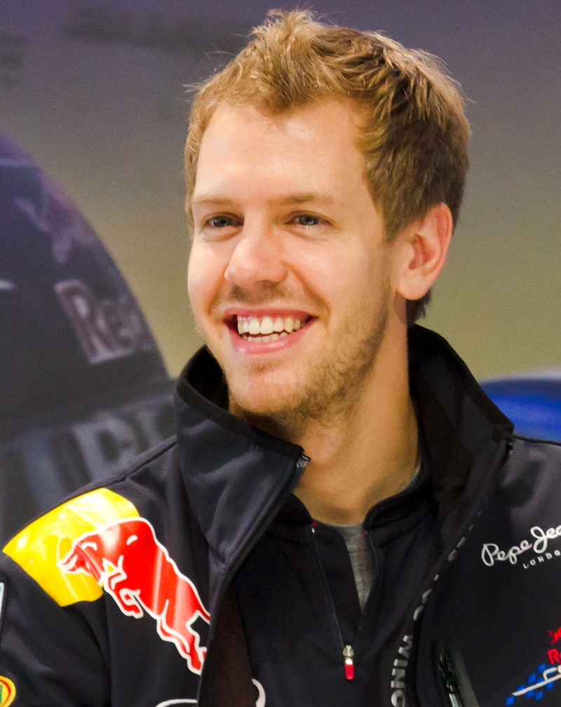 Sebastian Vettel (Red Bull) at Nissan Global Headquarters Gallery.